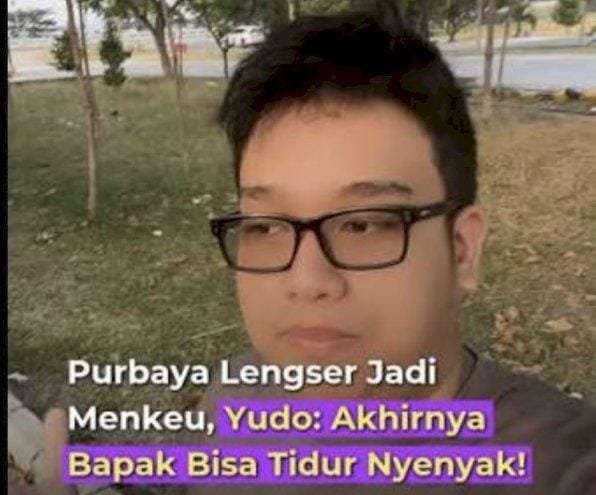 Anak Purbaya Usai Dicopot Jadi Menkeu: “Akhirnya Bisa Tidur Nyenyak”