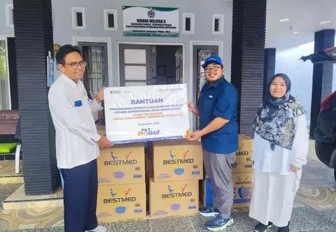 Gandeng KLH, Pupuk Kaltim Kirim 76.400 Masker Antisipasi ISPA Akibat Karhutla