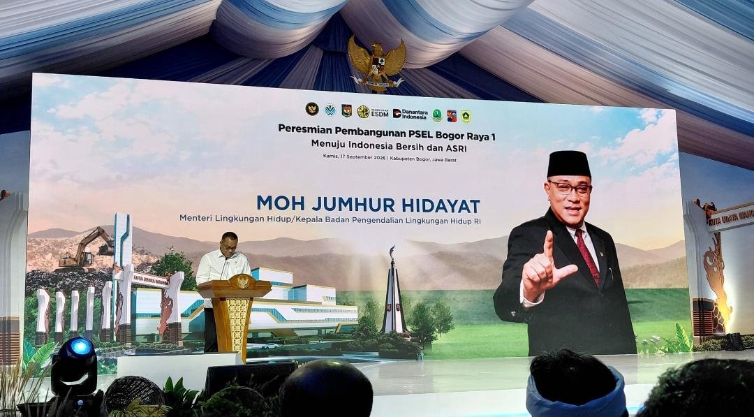 Target Selesai Dua Tahun, Menteri Lingkungan Hidup Resmikan PSEL Bogor Raya 1