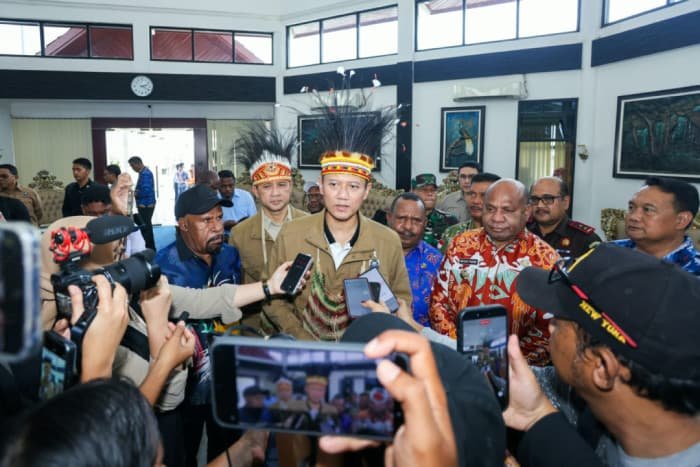 Kunjungi Jayapura, Menko AHY Sebut Infrastruktur Kunci Kesejahteraan Papua