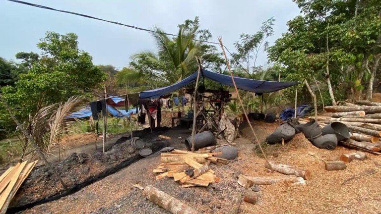 Ditreskrimsus Polda Banten Bongkar Tambang Batubara Ilegal di Lebak