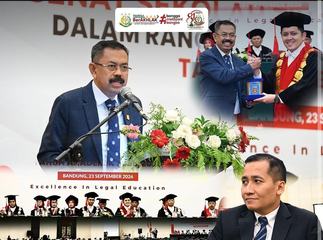 Dies Natalis Sekolah Tinggi Hukum Bandung, Kajati Jabar Dampingi Wakil Jaksa Agung
