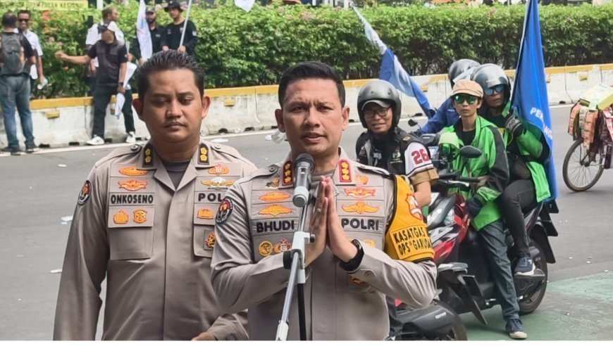 Aksi Buruh Berjalan Damai, Polda Metro Jaya Sampaikan Apresiasi