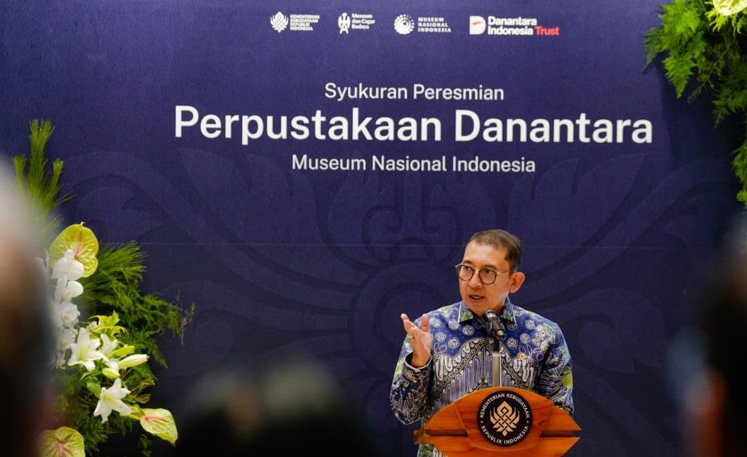Resmikan Perpustakaan Danantara, Fadli Zon Perkuat Literasi Museum