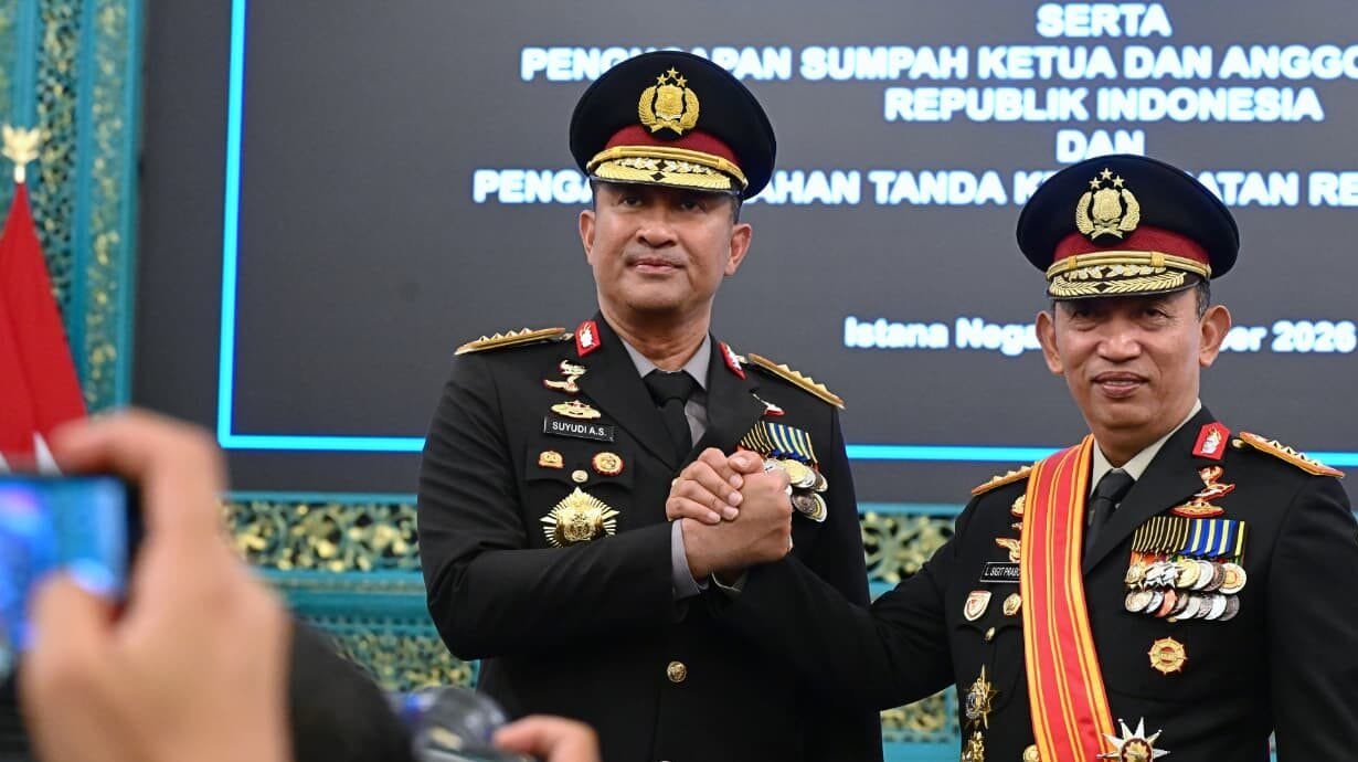 Presiden Prabowo Resmi Lantik Suyudi Ario Seto Jadi Kapolri
