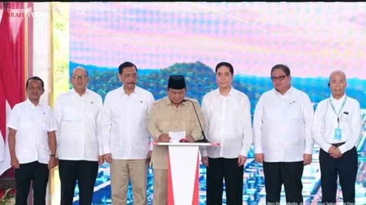 Investasi Rp180 Triliun, Prabowo Resmikan 11 Proyek Hilirisasi